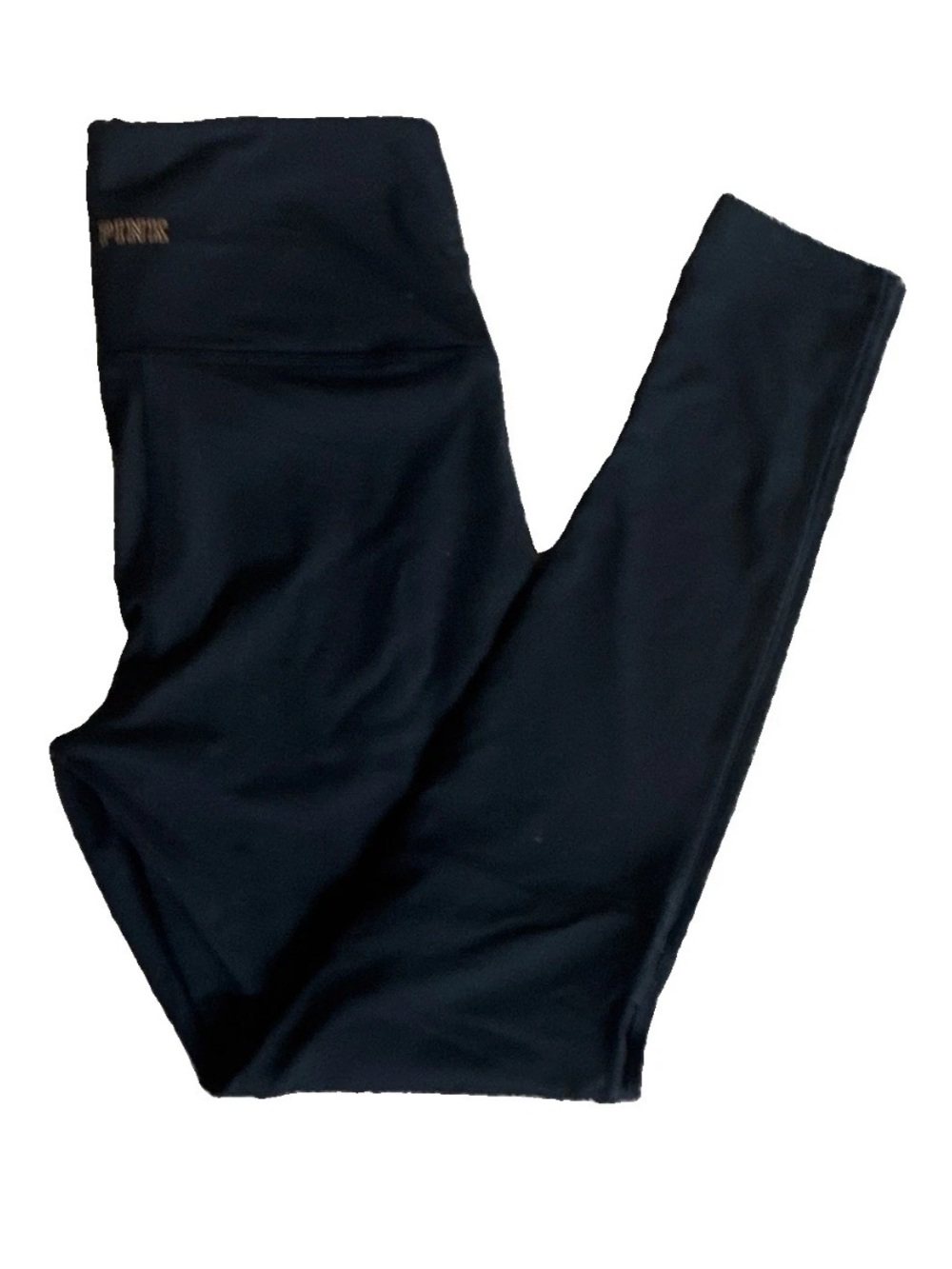 PINK Ultimate High Rise Ankle Leggings Black Size S Stretch Yoga Logo